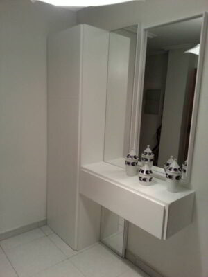 recibidor tablero lacado